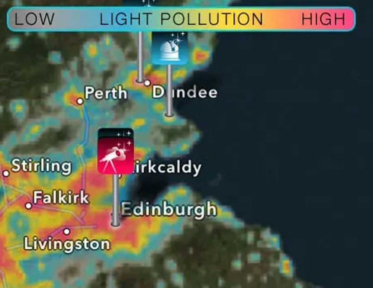 Screenshot from Scope Nights