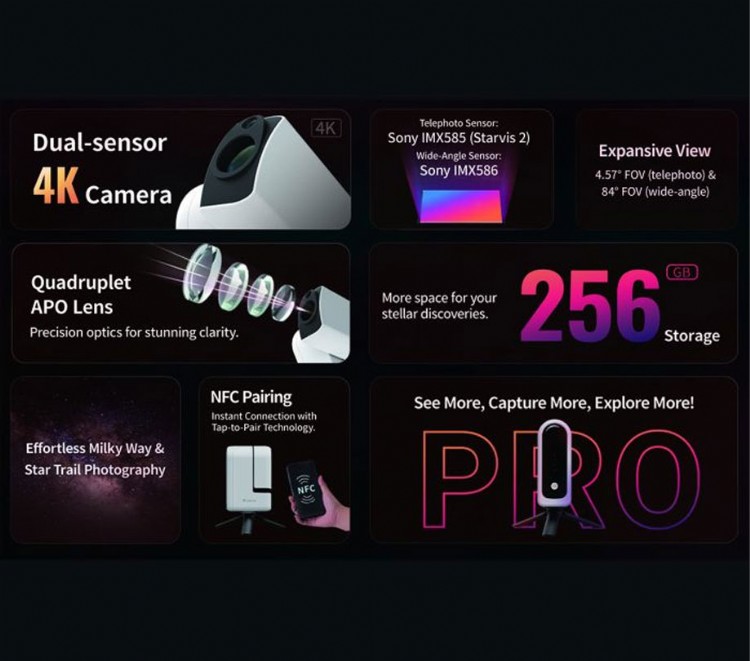 Seestar S30 Pro Smart Telescope by ZWO