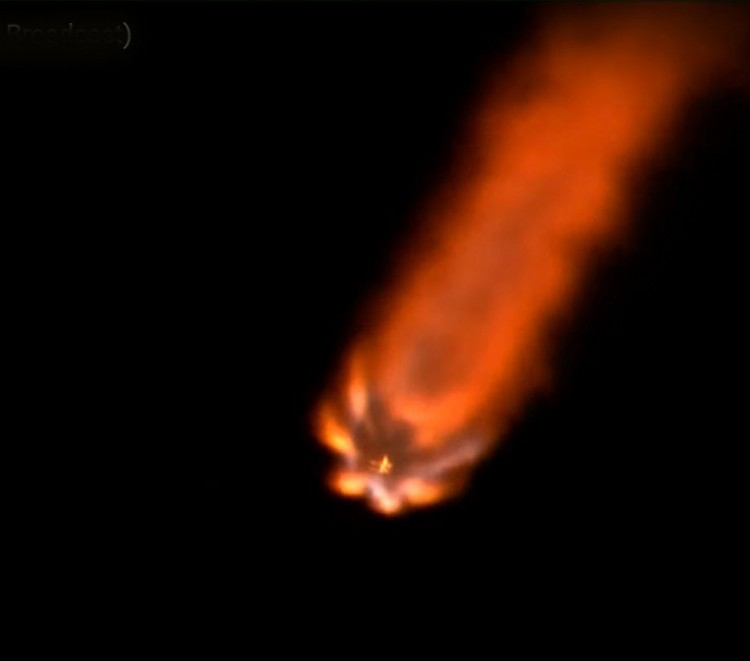SpaceX Falcon 9 carrying PUNCH at over 40km high