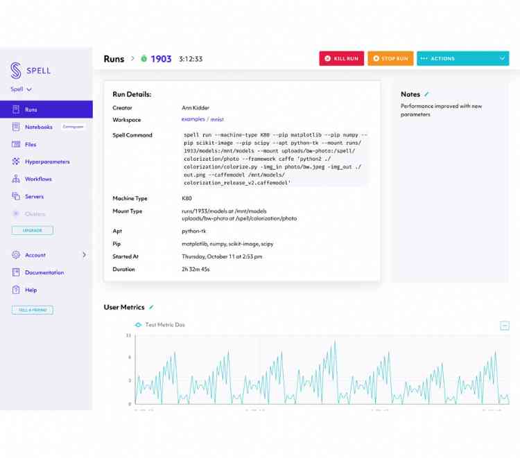 Spell ML Example Screenshot App Developer Magazine