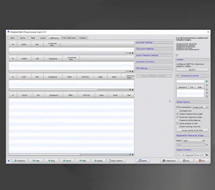 Stacking in PixInsight