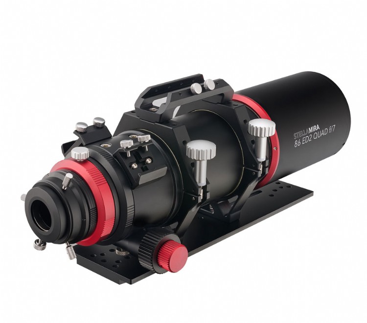 StellaMira 86mm ED Quadruplet f7 Flatfield Refractor Telescope specifications