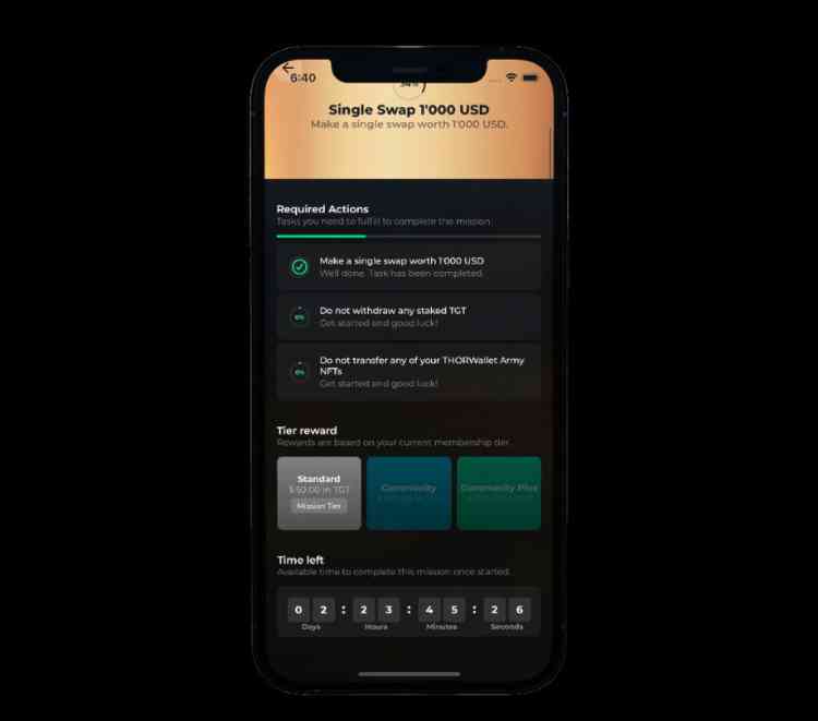 THORWallet DEX allows users to earn passive income on native token swaps