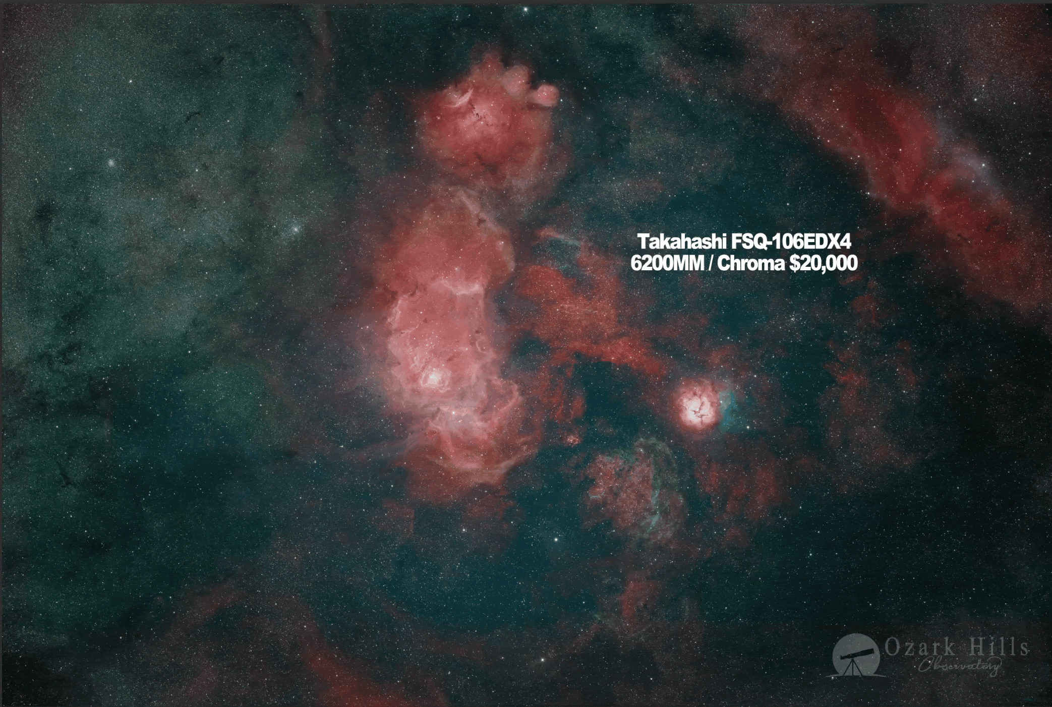 Takahashi FSQ 106EDX4 compared to S50 Pro Lagoon and Trifid Rich Harris