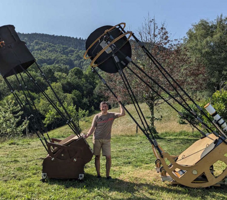 Testing the Houdini 20 with 1100 mm 43 f 3 6 and 25 f5 Newtonian telescopes