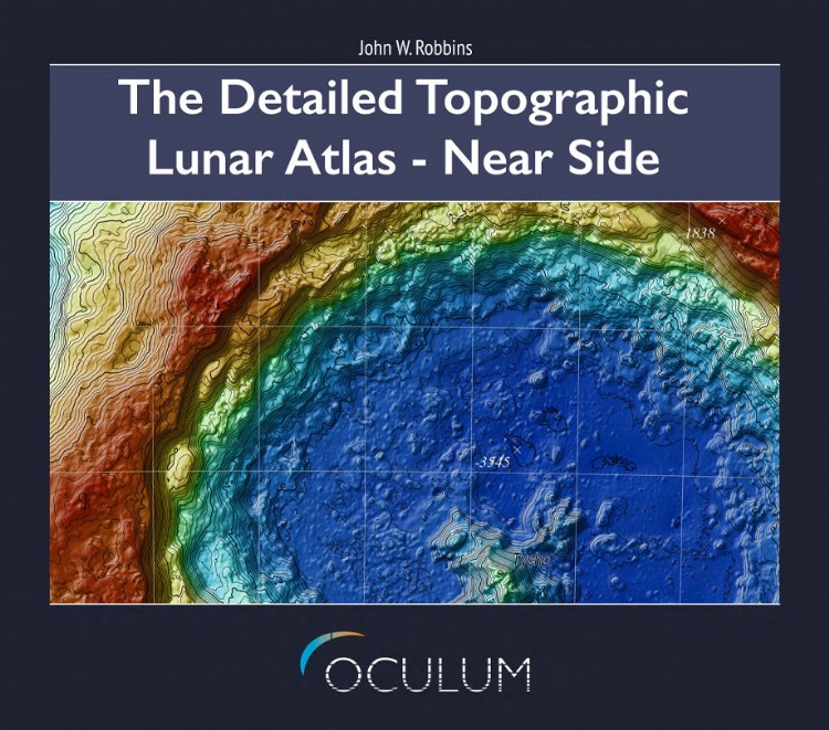 The Detailed Topographic Lunar Atlas Near Side by John W Robbins