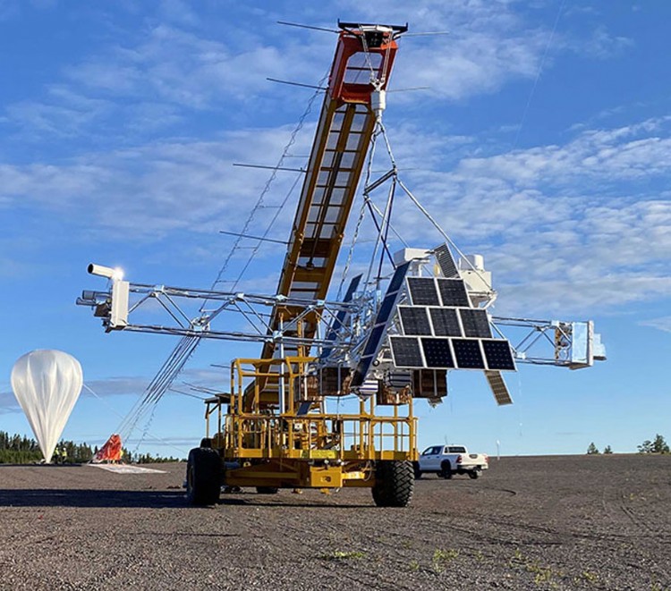 The XL Calibur instrument was launched from the Esrange Space Center