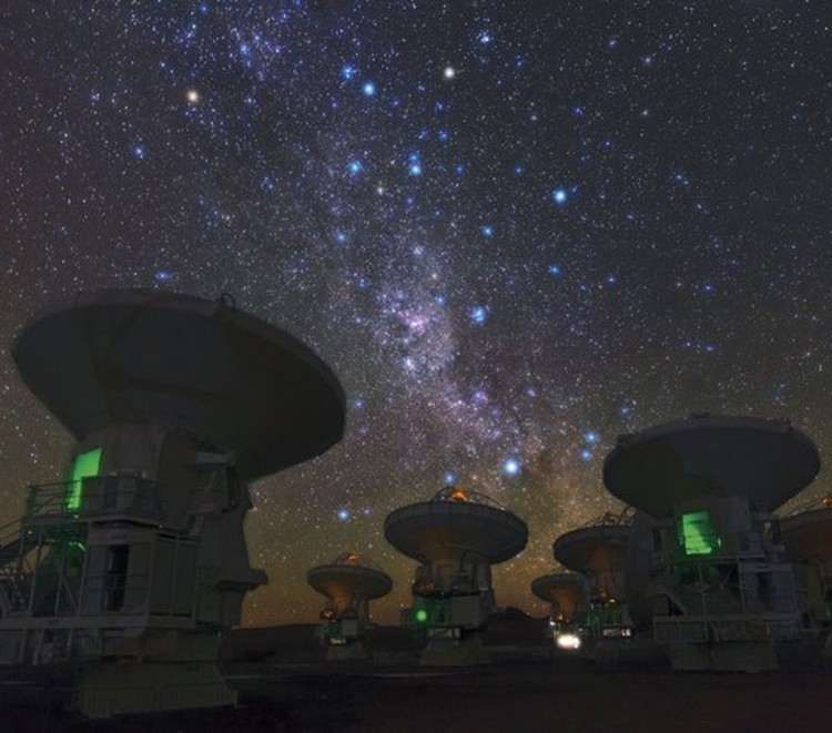 The southern Milky Way above ALMA