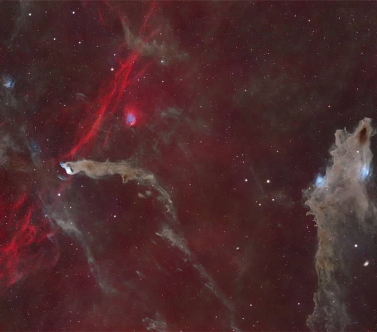 Toast Nebula astrophoto captured with Redcat 51 ScopeTrader