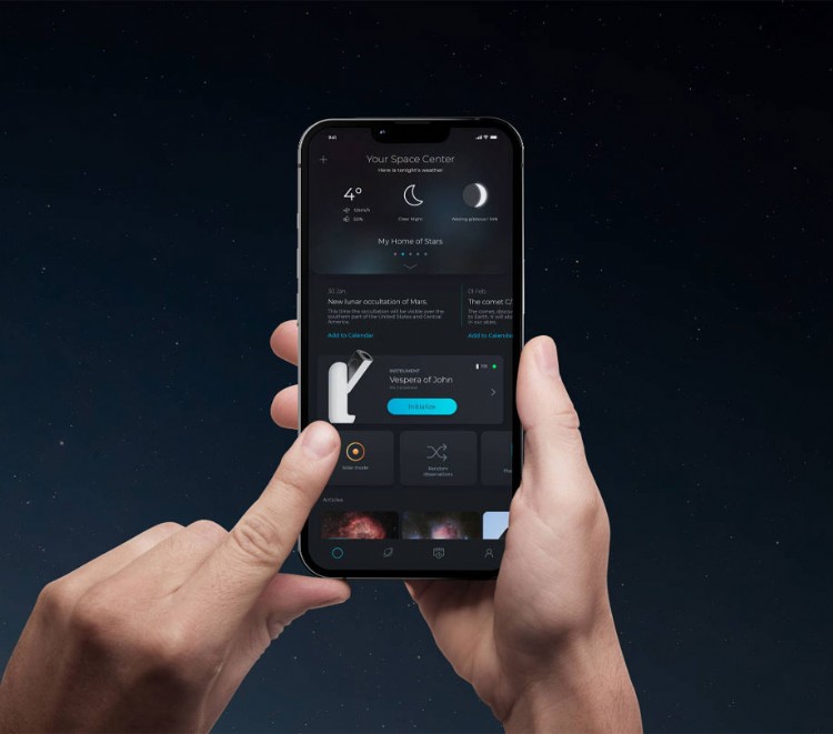 Vespera II smart telescope key features