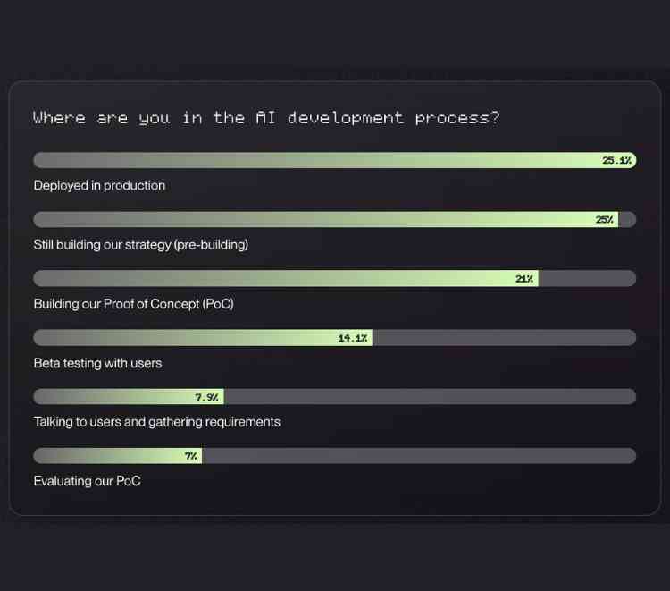 Where are you in the AI development process