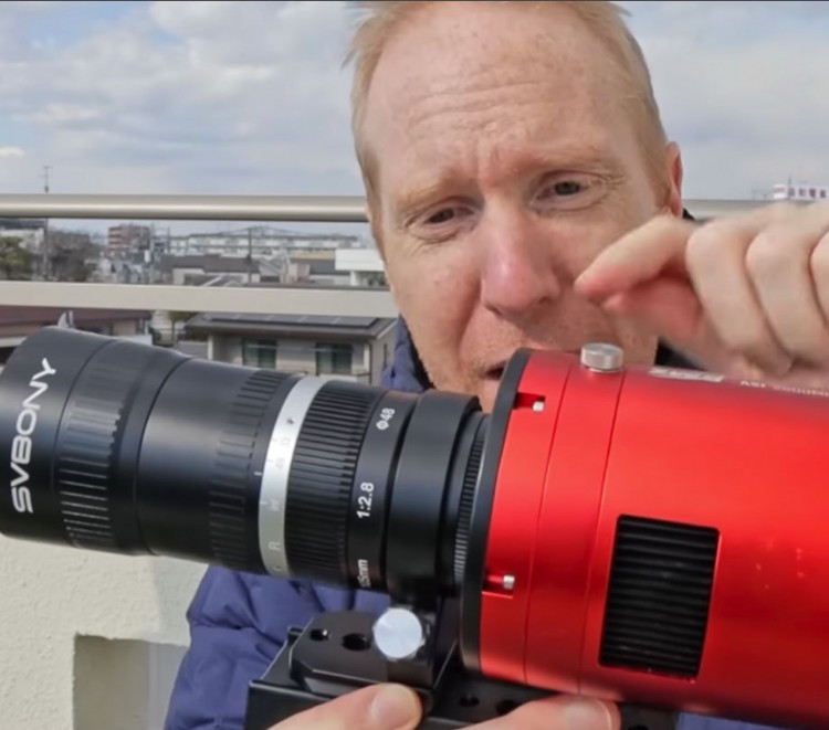 ZWO camera with SVBONY lens ScopeTrader