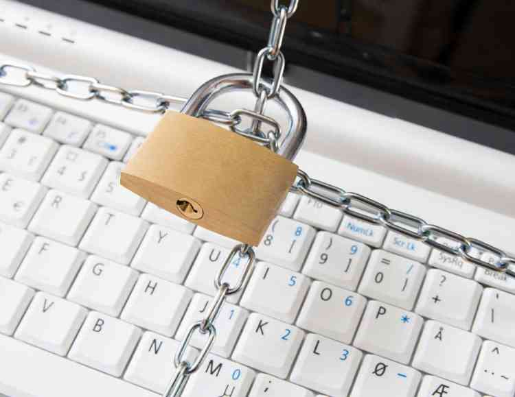 a computer that has been locked up