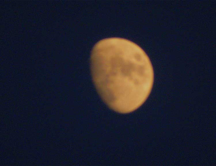 moon shot by Rayleigh Abbe using the Leap Frog Magic Adventures Telescope