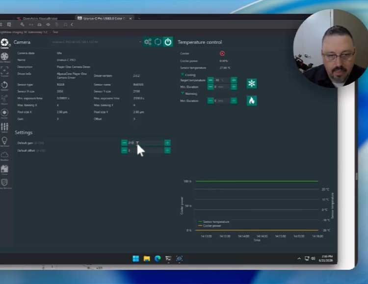 settings for camera