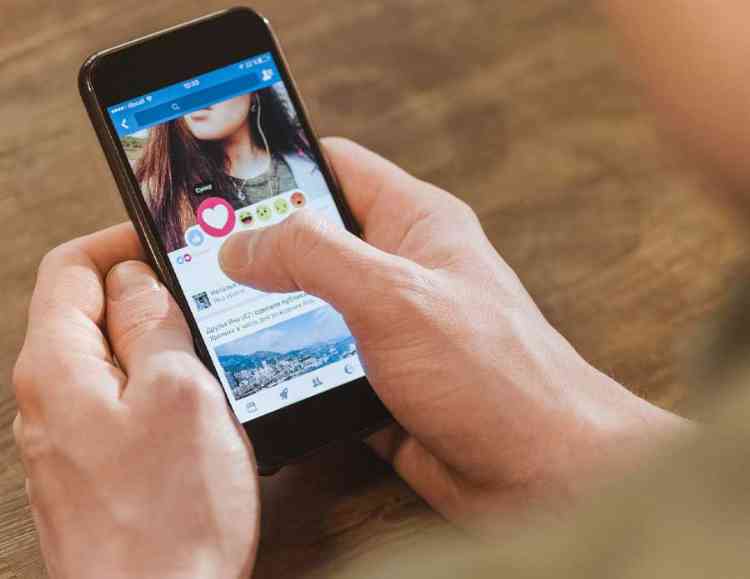 someone using an app