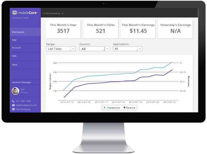 New App Developer Android Affiliate Program from ironSource