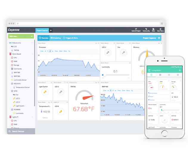 myDevices Cayenne Drag and Drop IoT Project Builder Now Offers Integration with Arduino
