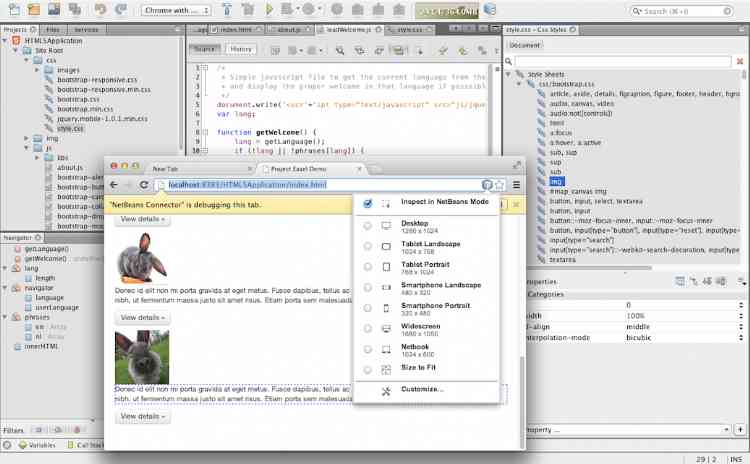Oracle Releases NetBeans IDE 7.4 for HTML5 and JavaScript Enterprise Mobile Web Development
