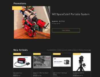 New astronomy online store from OMI Astro launches