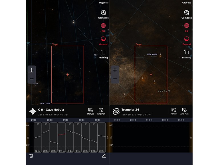 Auto Planning and SkyAtlas