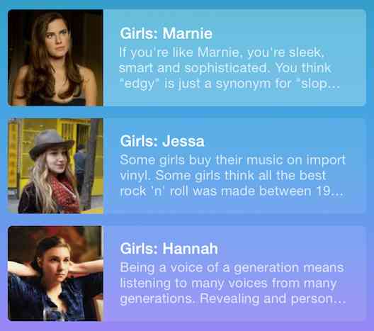 Kick off the season premiere of Girls in true hipster style with Songza