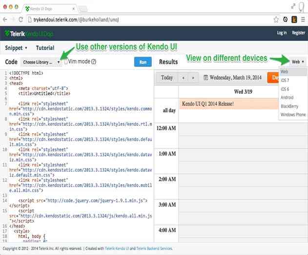 Telerik Releases Updated Kendo UI HTML5 JavaScript Platform