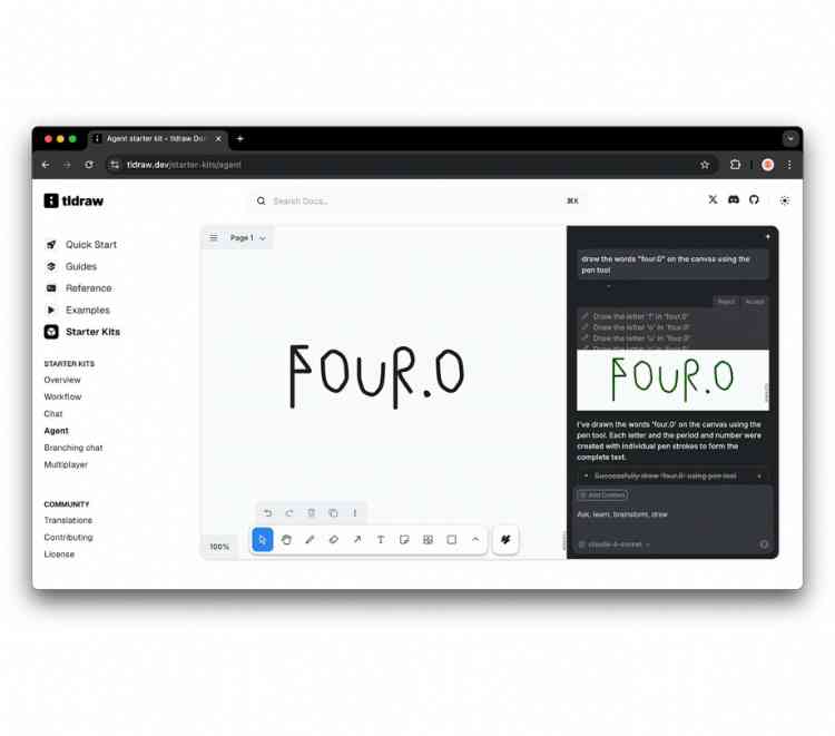 tldraw sdk 4.0 release new starter kits and licensing model
