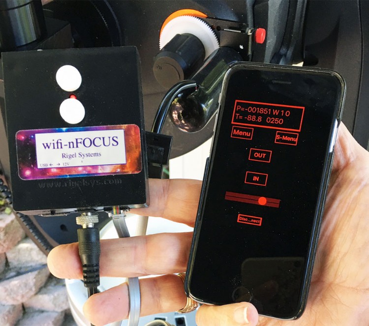 New electronic focuser option for Celestron and Meade SCTs arrive