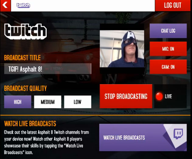 Twitch Partners with Gameloft for First Ever Mobile Streaming Experience