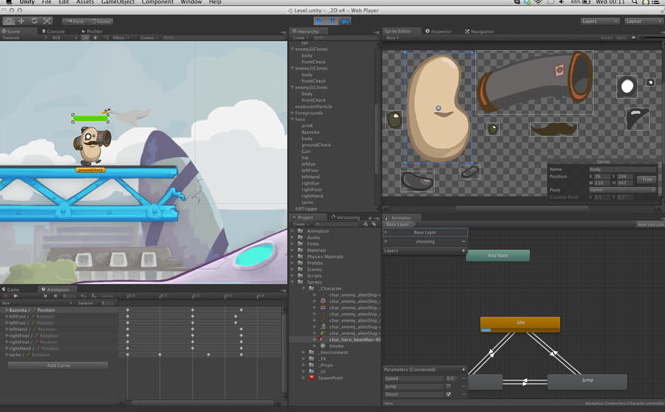 Unity Technologies Unveils 2D Gaming Tools